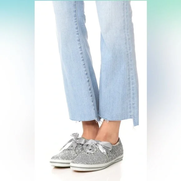 Kate Spade ♠️ Keds New York Women s Glitter Fashion Sneaker - Picture 3 of 11